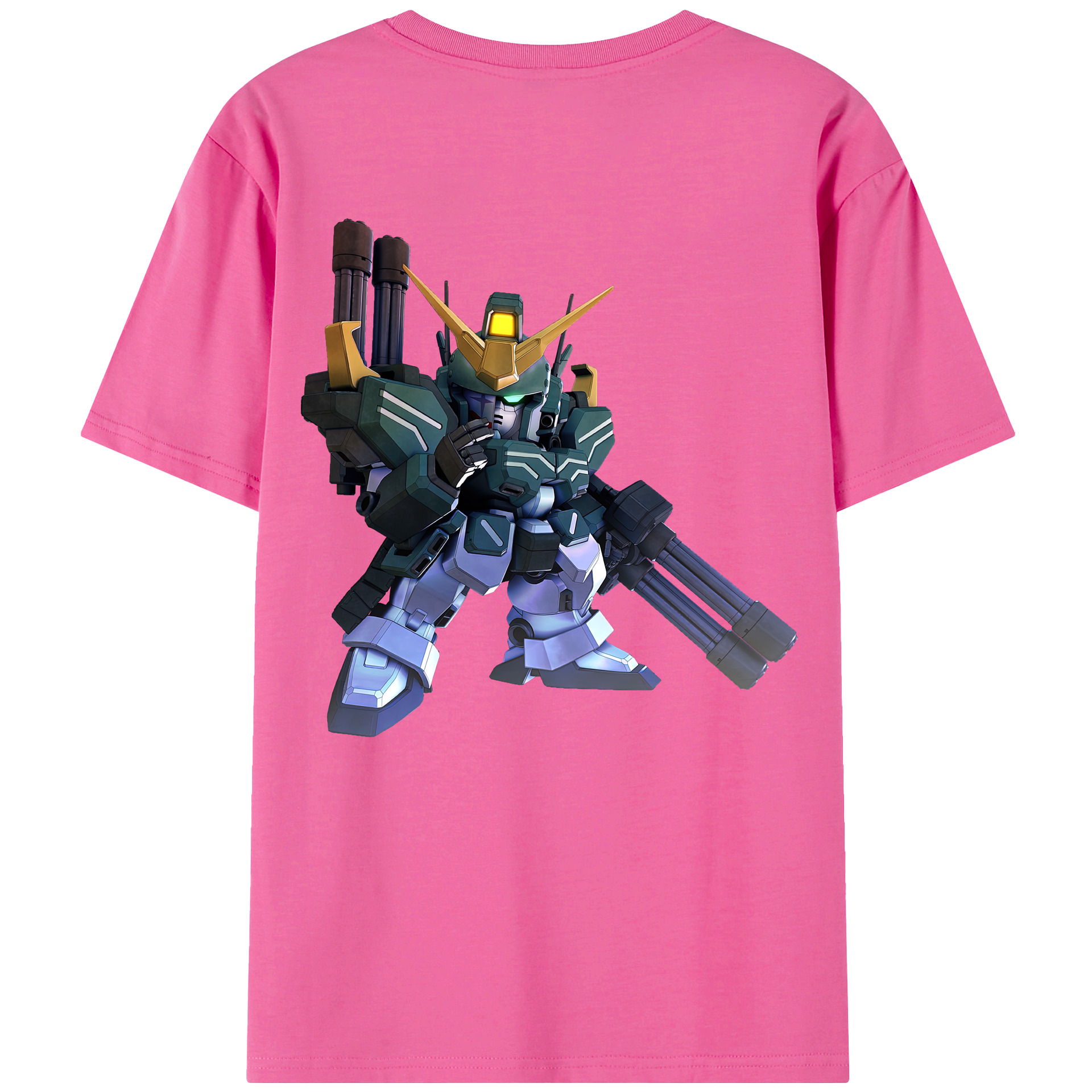 （画像用） 機動戦士ガンダム Mobile Suit Gundam レディース半袖Tシャツ(バックプリント)